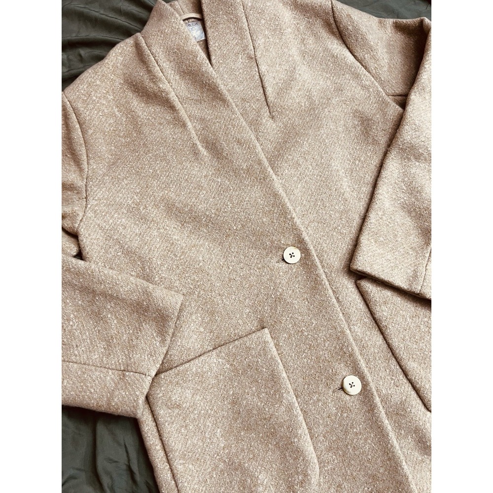 Calia By Carrie Underwood Easy Shawl Jacket Tan Brown Sz S Elegant Classic #A - Picture 6 of 13